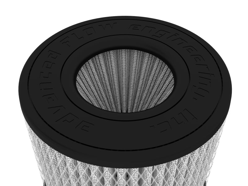 Inverted air filter designed for afe Momentum Intake, featuring a durable mesh construction for optimal airflow.