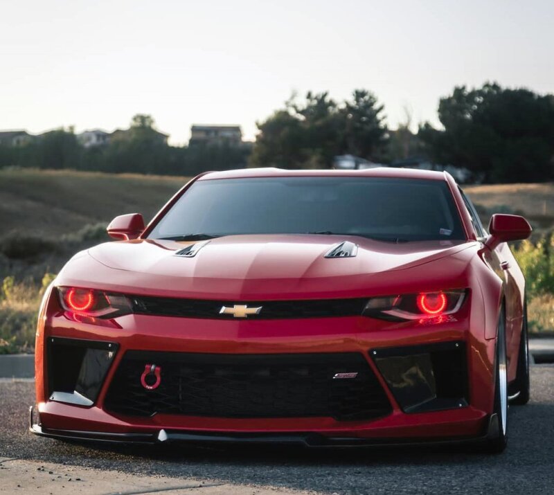 Oracle 16-18 Chevy Camaro RS Headlight Projector Halo Kit - ColorSHIFT w/ BC1 Controller