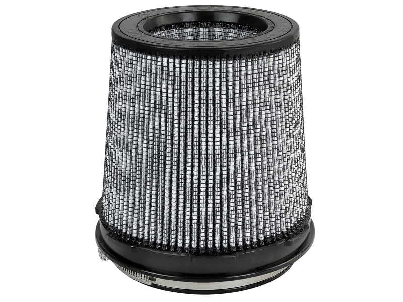 Replacement air filter for AFE Momentum Intake, featuring a cylindrical design with a mesh exterior for optimal airflow.
