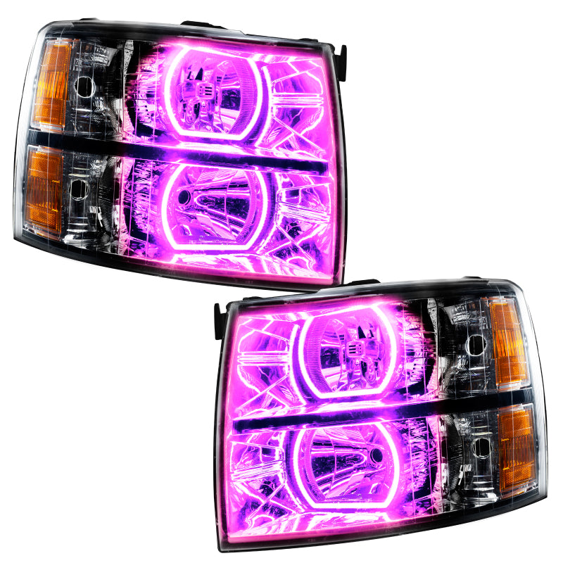 Oracle 07-13 Chevrolet Silverado SMD HL - Black - Square Style - w/o Controller