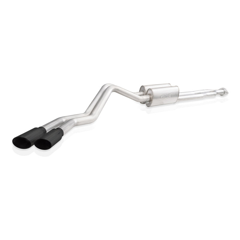 Stainless Works 2020-21 Silverado HD 6.6L Legend Catback Black Tips