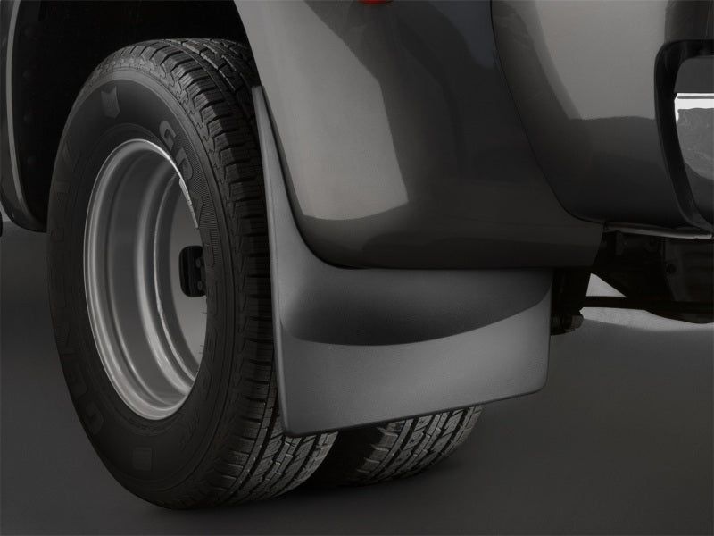 WeatherTech 11+ Ford Super Duty No Drill Mudflaps - Black