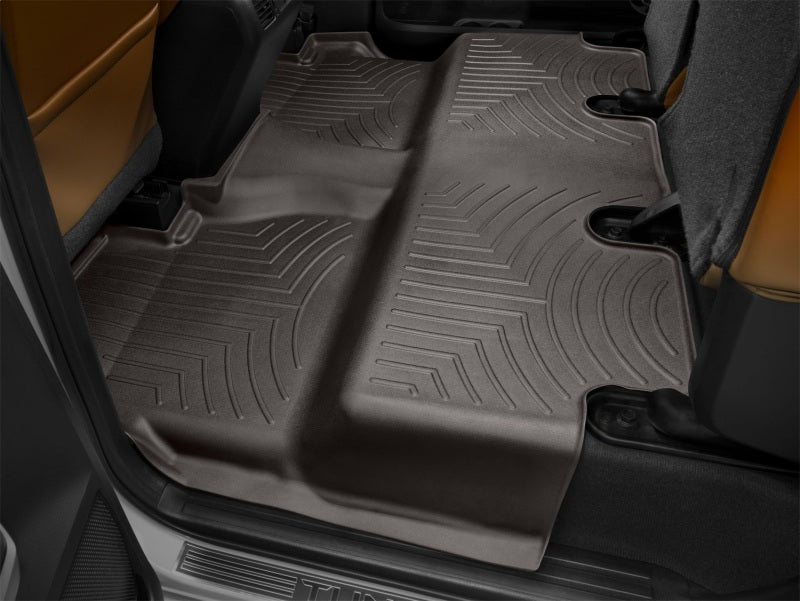 WeatherTech 14-21 Toyota Tundra Rear (Crewmax Only) FloorLiner - Cocoa