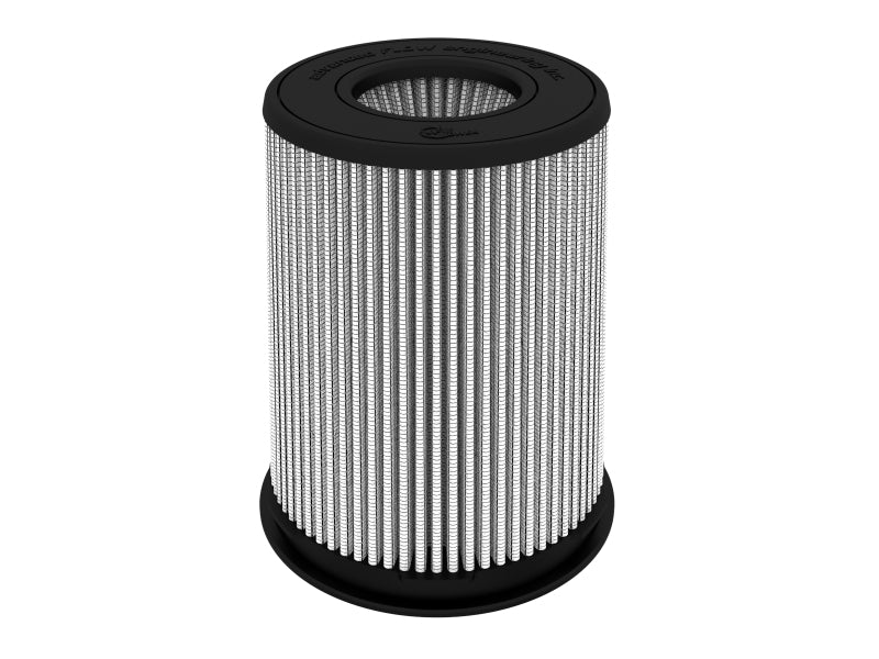Replacement air filter for AFE Momentum Intake, featuring a cylindrical design with fine mesh for optimal airflow.