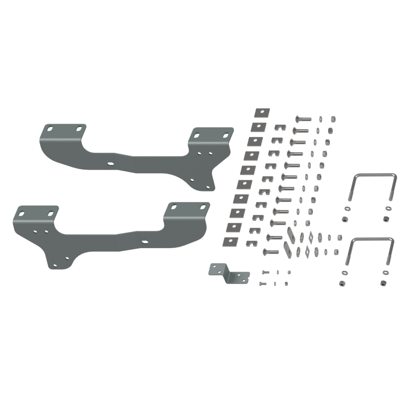 B&W Trailer Hitches Custom Installation Brackets For Universal Mounting Rails For Some GM Trucks Model RVR2503