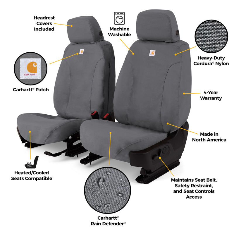 Covercraft 2026 Jeep Wrangler 2-Door (MT)  Carhartt Super Dux SeatSaver Custom Front Row Seat Covers