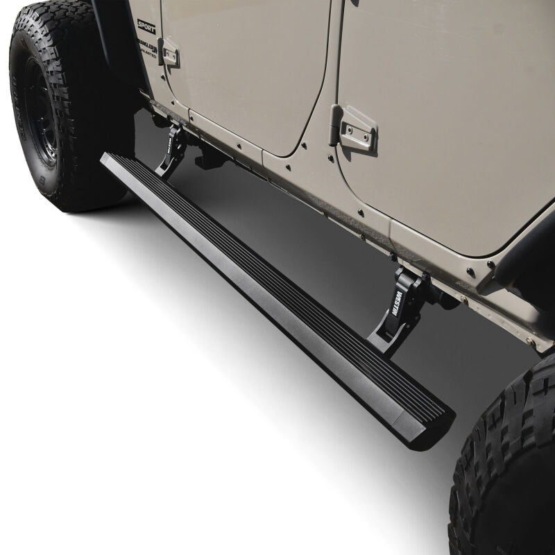 Westin 07-18 Jeep Wrangler JK Unlimited Pro-e Electric Running Boards - Textured Black