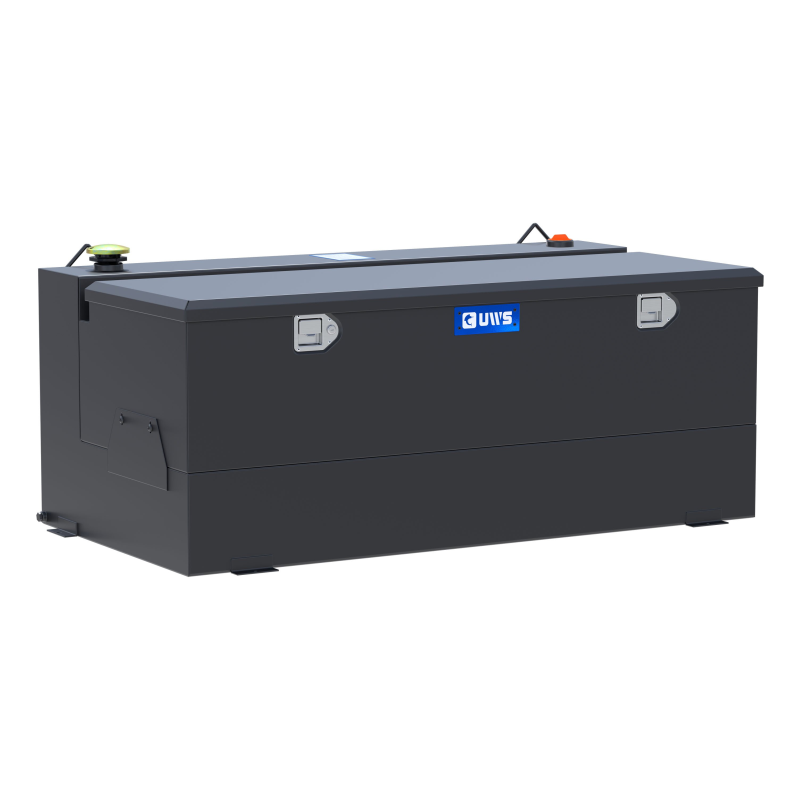UWS Matte Black 100-Gallon Steel-Aluminum Combo Transfer Tank Model ST-100-COMBO-MB