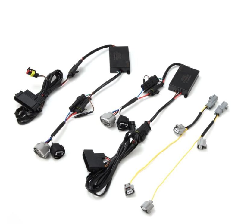 Wiring adapter for AlphaRex ARX headlights, compatible with 2020-2023 Lexus GX 460, enabling easy installation.