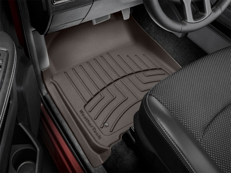 WeatherTech 12-18 Dodge Ram 1500 Crew Cab / Extended Cab Front FloorLiner HP - Cocoa