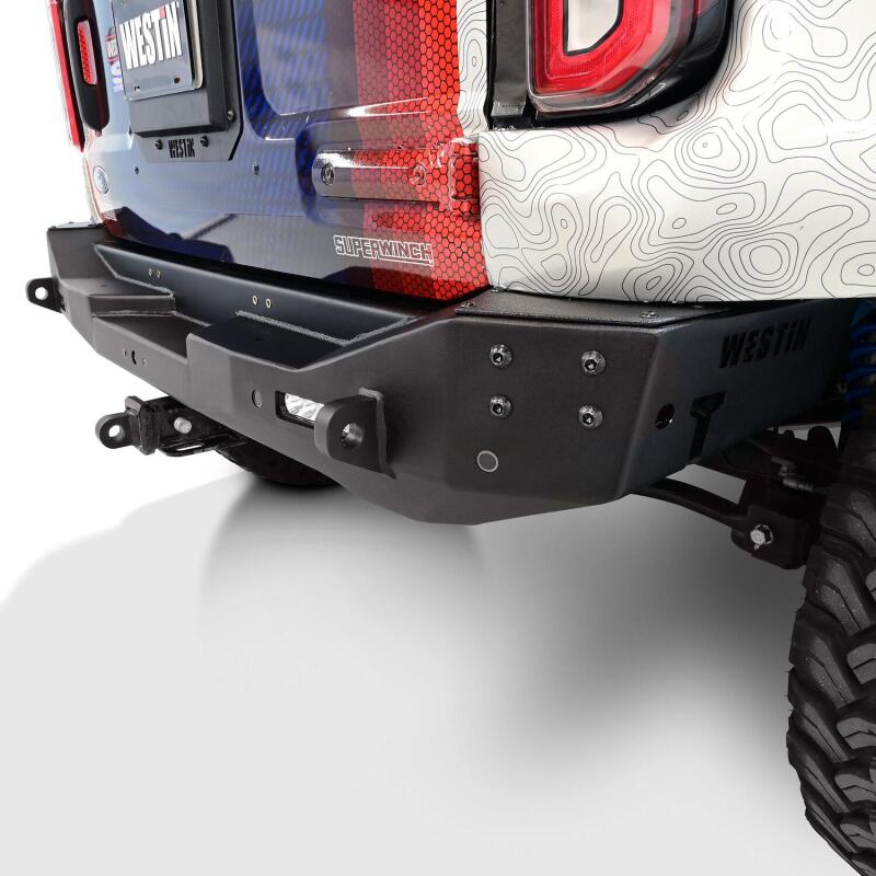 Westin 21-25 Ford Bronco (Excl. Sport) XTS Rear Bumper - Tex. Blk