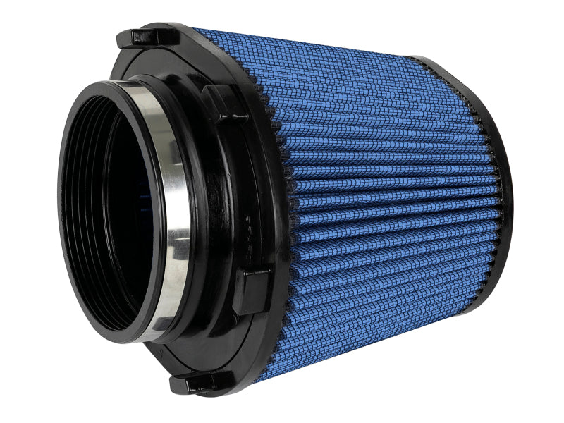 aFe Magnum FLOW Pro 5R air filter with a 5-inch inlet and dimensions of 9x7.5-inch base and 7.5-inch height.