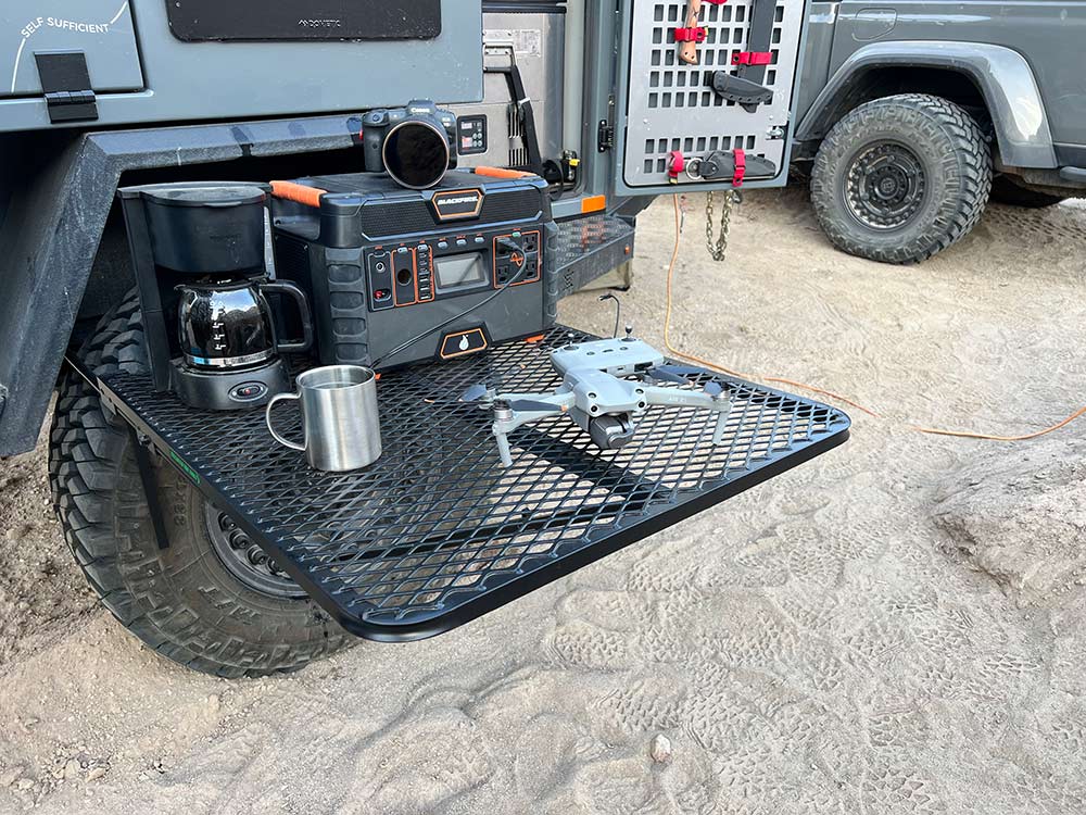 Medium Aluminum Camping Tire Table