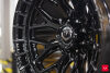 Vossen Hybrid Forged 8 Lug Cap - Gloss Black / Chrome V
