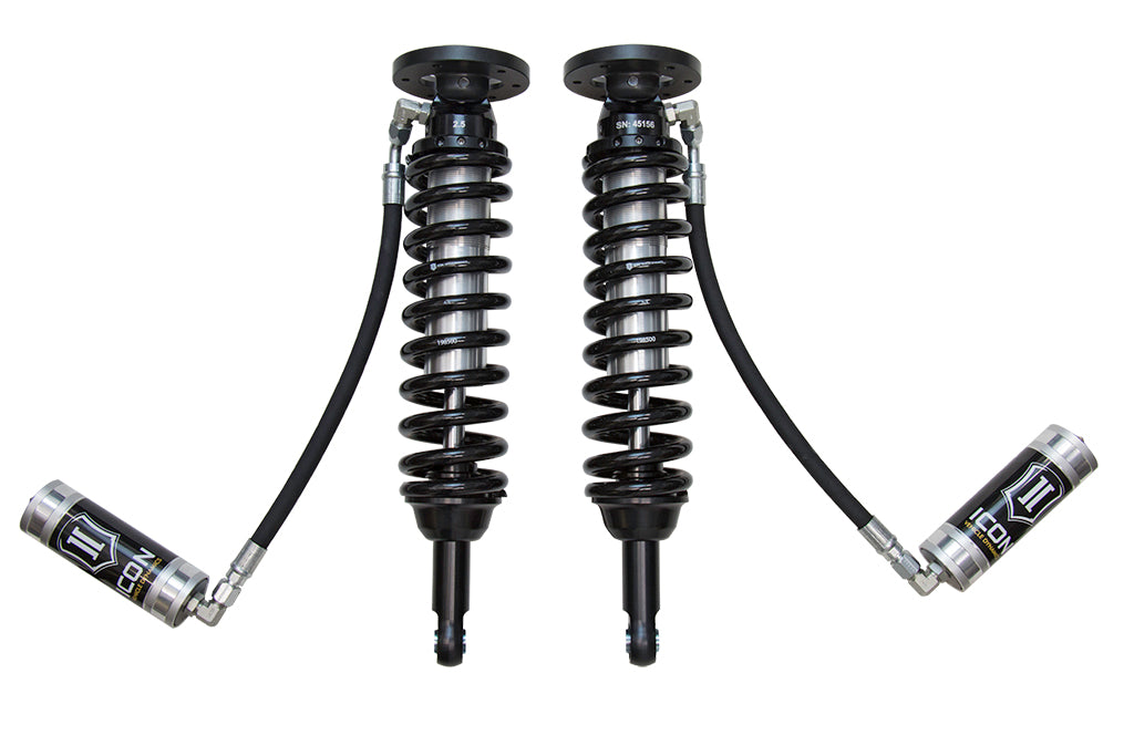 ICON 2009-2013 Ford F-150 2WD, 1.75-2.63” Lift, Front, V.S. 2.5 Series Coilover Kit, Remote Reservoir