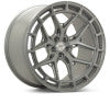 Vossen HFX-1 20x11 / 5x112 / ET8 / 66.56 / Super Deep - Satin Silver Wheel