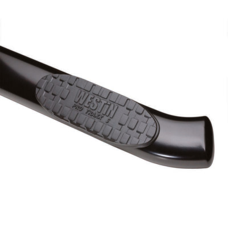 Westin 07-18 Chevy Silv 25/3500 Crew (8ft) (Excl Dually) PRO TRAXX 5 WTW Oval Nerf Step Bars - Blk