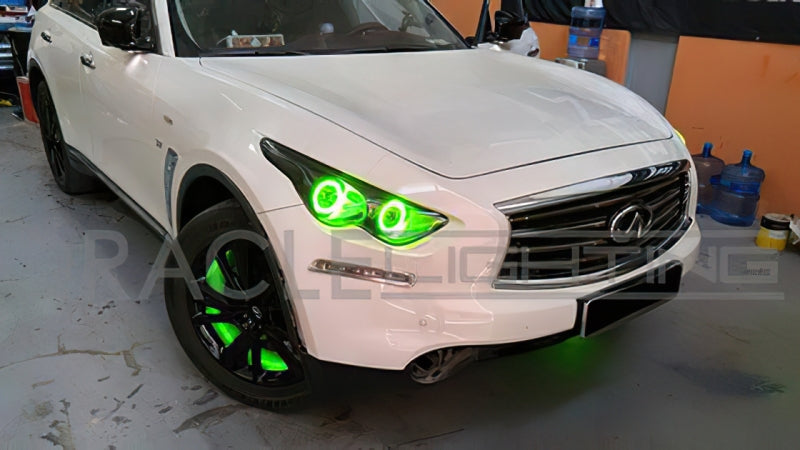 Oracle Infiniti QX70 09-15 LED Halo Kit - Red
