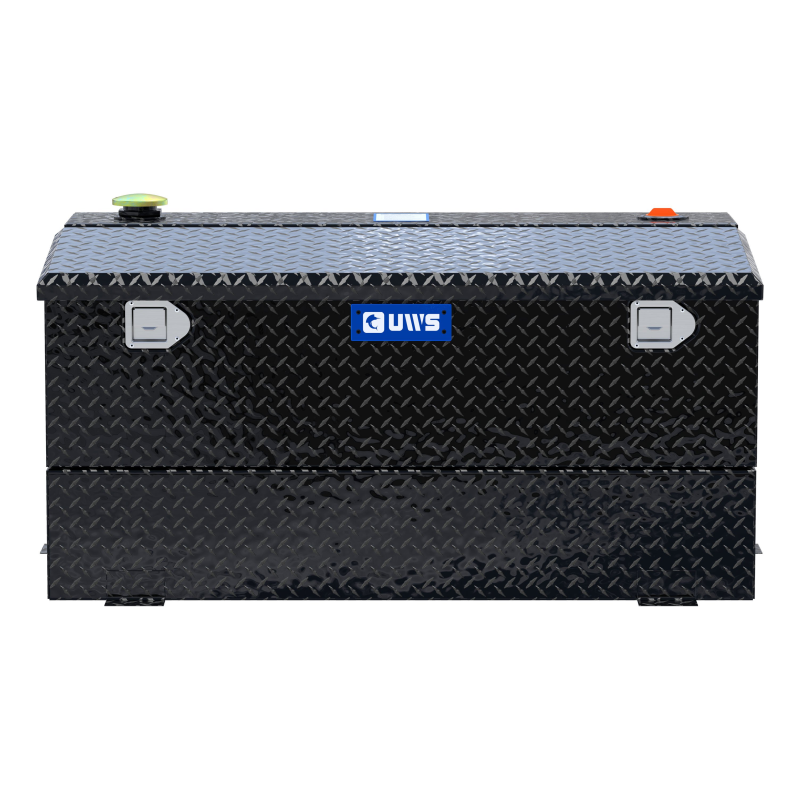 UWS Gloss Black 75-Gallon Combo Aluminum Transfer Tank Model TT-75-COMBO-BLK