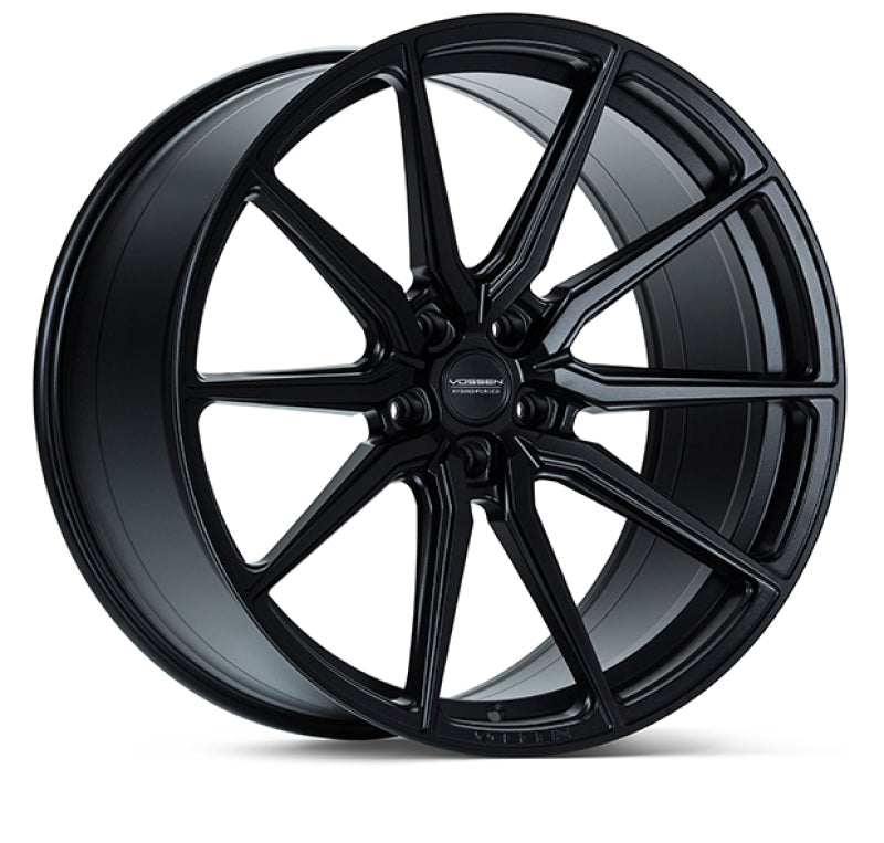 Vossen HF-3 19x10 / 5x120 / ET20 / 72.56 / Deep - Satin Black Wheel