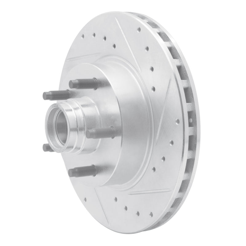 R1 95-11 Ford Ranger (USA/Canada) Front Right Drilled & Slotted Silver Brake Rotor