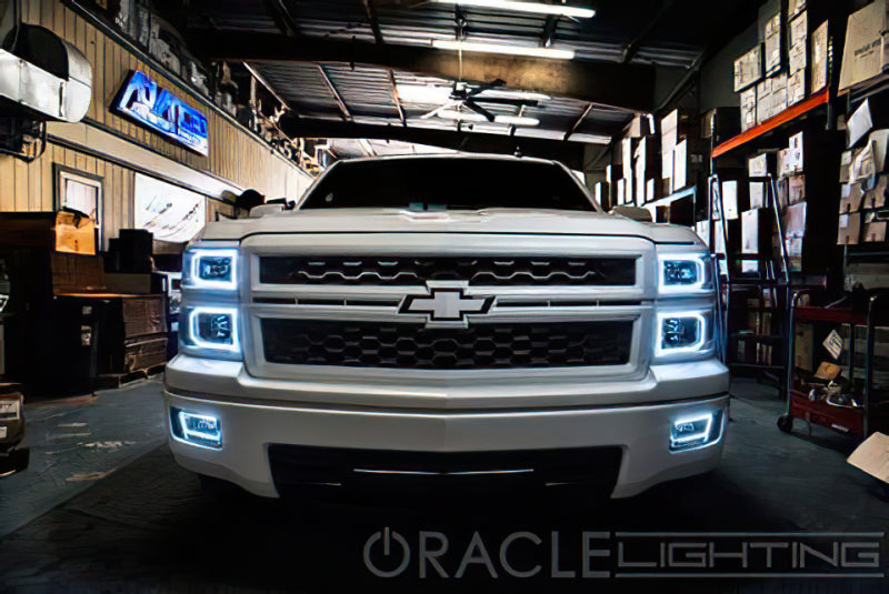 Oracle Chevy Silverado 14-15 Halo Kit Non-Projector Style - w/ Simple Controller