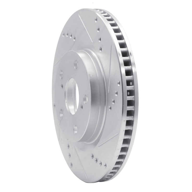 R1 06-12 Ford Ranger (Mexico) Front Right Drilled & Slotted Silver Brake Rotor