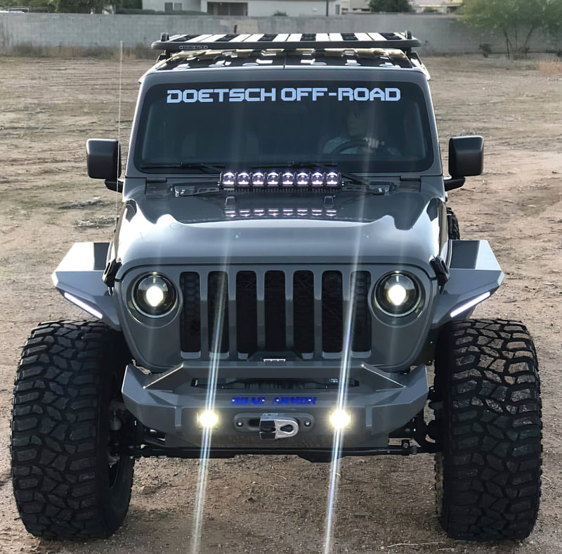 Oracle Jeep JL/Gladiator JT Oculus Bi-LED Projector Headlights - Amber/White Switchback