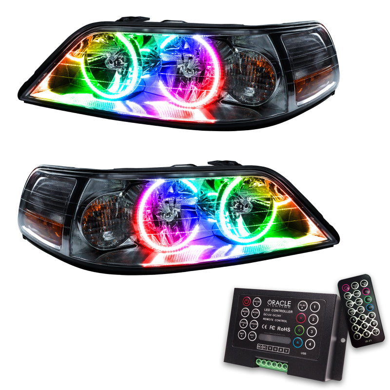Oracle 05-11 Lincoln Town Car SMD HL (Non-HID) - ColorSHIFT w/ 2.0 Controller