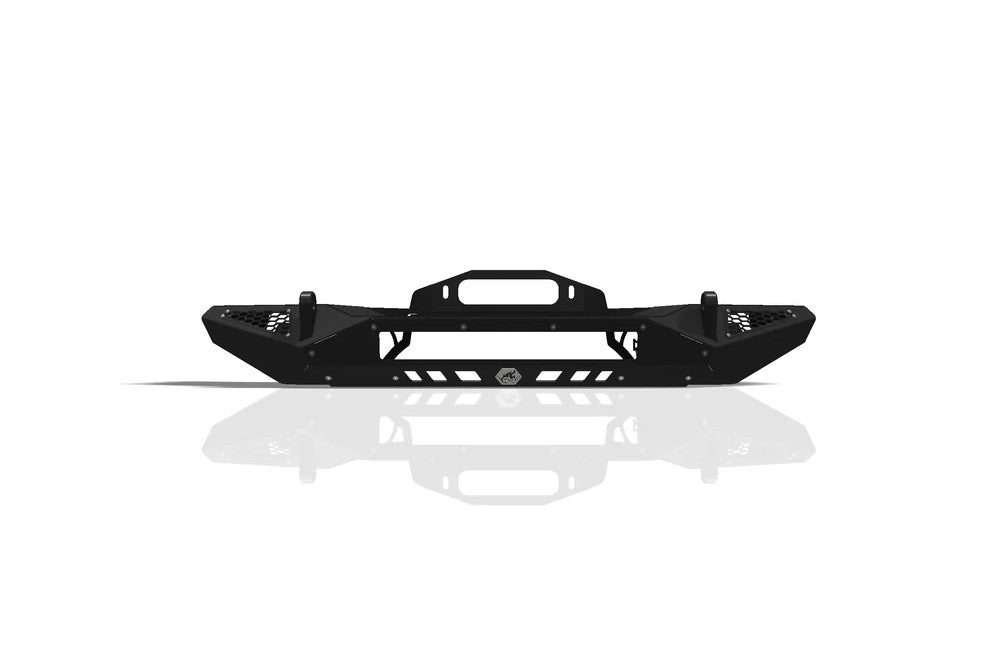 Blaze Front Bumper for Jeep Wrangler JL and Gladiator JT, featuring a rugged design and durable construction.