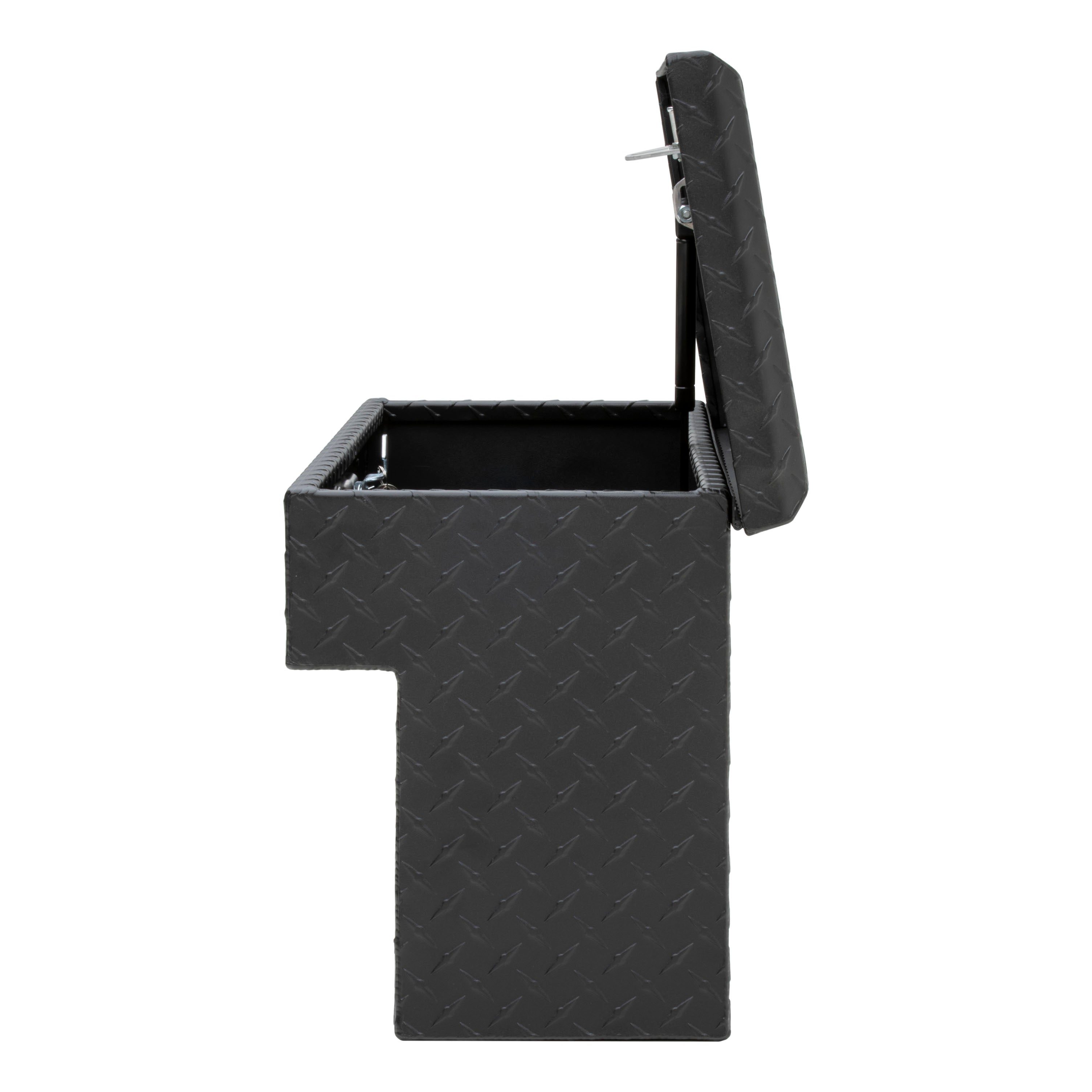 UWS Matte Black Aluminum UTV Side Tool Box - Polaris Ranger Model UTV-SM33-MB