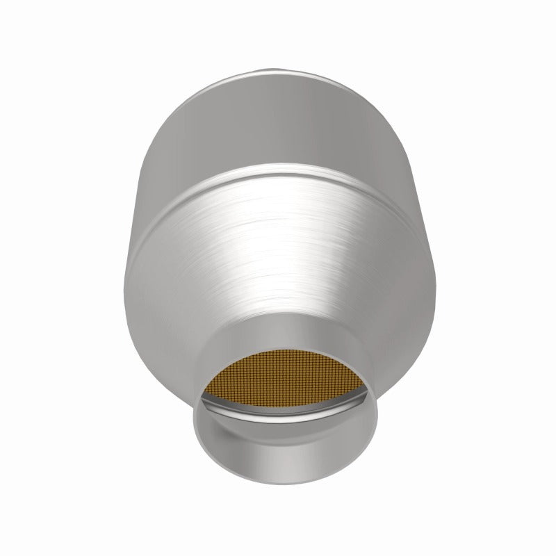 MagnaFlow Univ Cat Conv 2.5in Inlet/Outlet Center/Center Round 3in Body L x 5in W x 8.75in Overall L