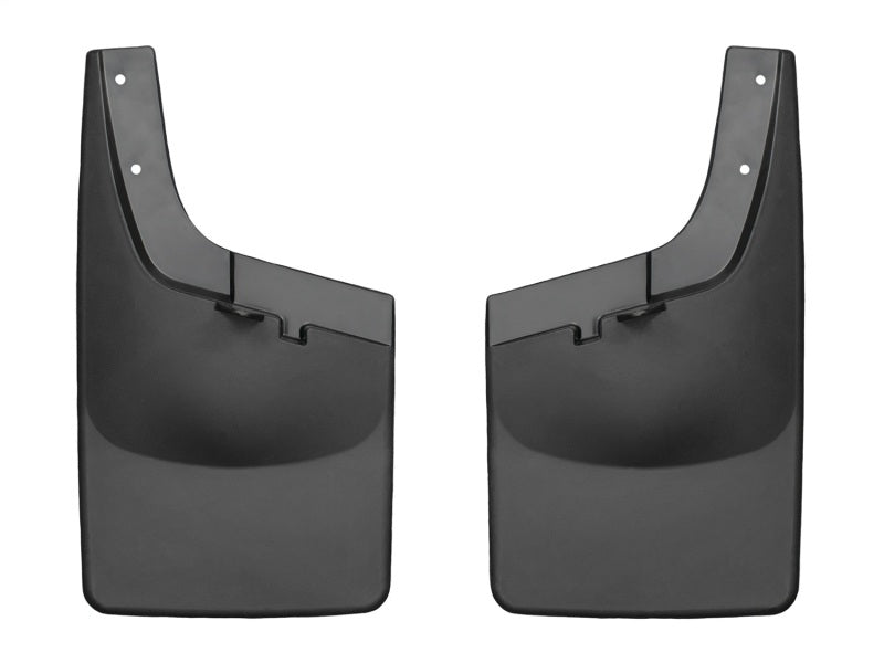 WeatherTech 11+ Ford Super Duty No Drill Mudflaps - Black