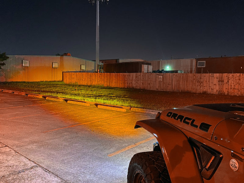 ORACLE Lighting 18-22 Jeep Wrangler JL Skid Plate w/ Integr LED Emitters - Amber