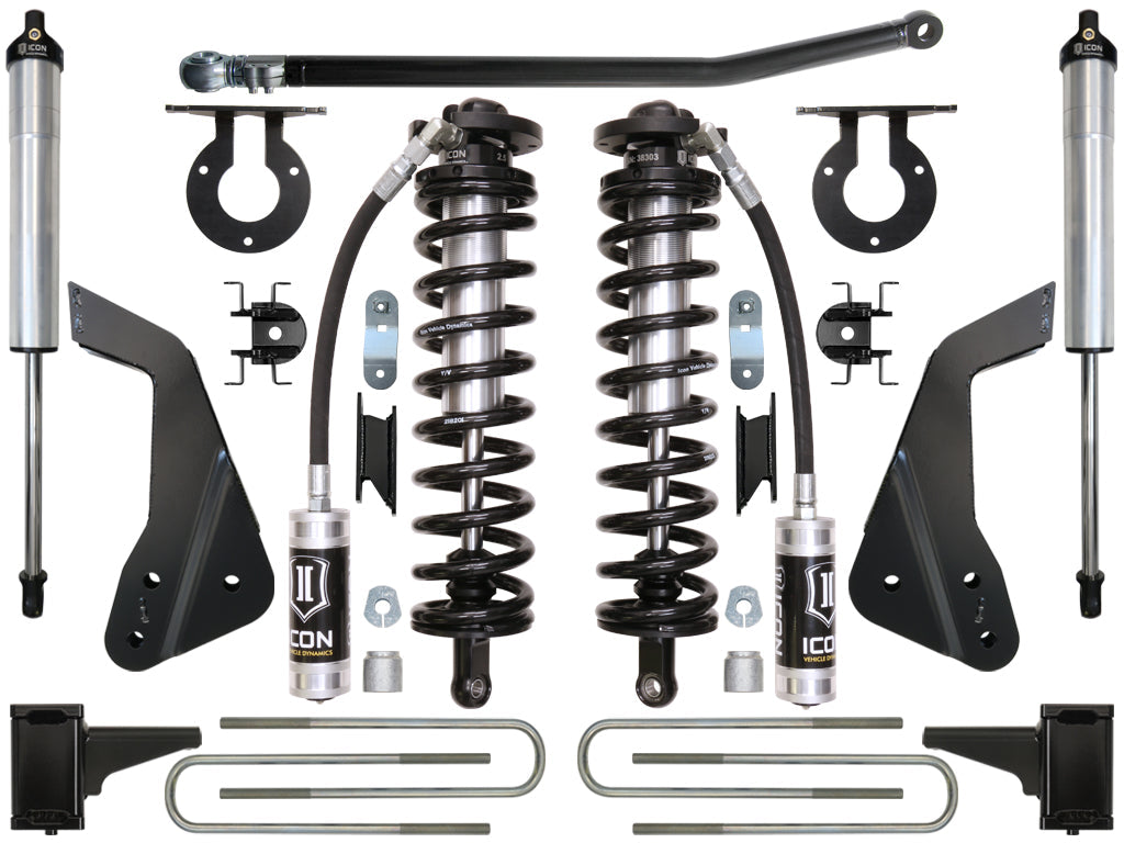 ICON 2008-2010 Ford F250/F350, 4-5.5" Lift, Stage 2 Coilover Conversion System
