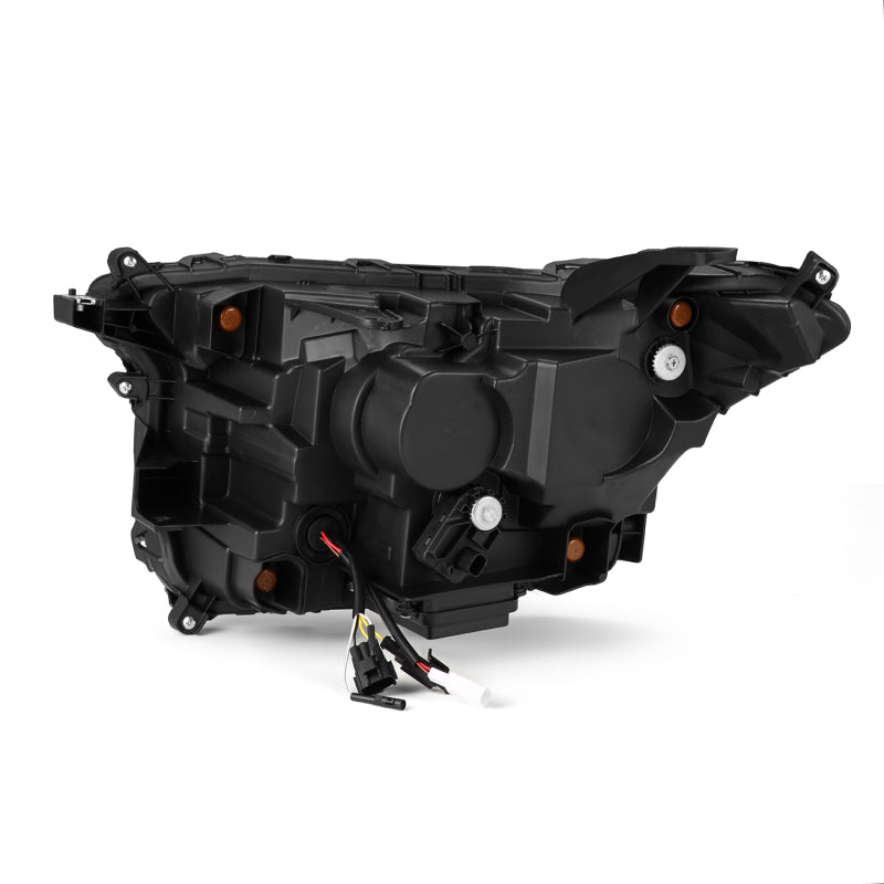 AlphaRex 23-24 Toyota Tacoma LUXX-Series LED Proj Headlights Blk w/Actv Light & Seq. Sig + DRL