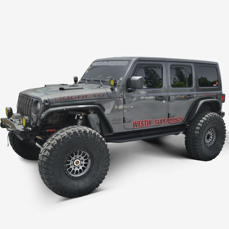 Westin 18-24 Jeep Wrangler (JL) Unlimited 4DR Outlaw Running Board - Textured Black