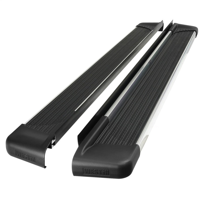 Westin SG6 Polished Aluminum Running Boards 85.50 in - Polished