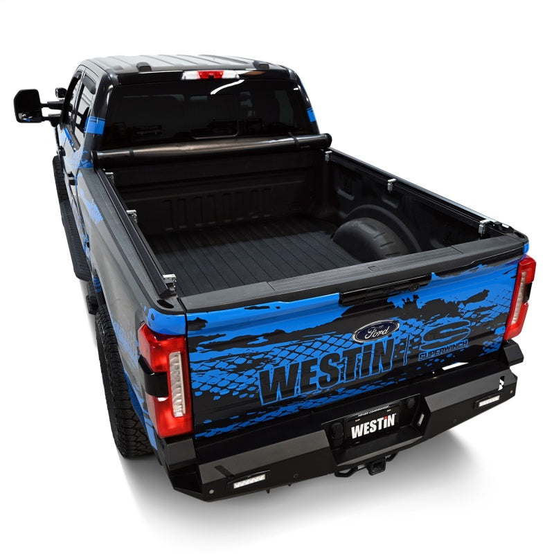 Westin 17-24 Ford F-250/350 Super Duty 6.75ft. Bed Soft Roll Tonneau Cover - Black