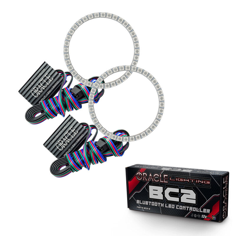 Oracle Mitsubishi Lancer/Evo 08-16 Halo Kit - HID Projector - ColorSHIFT w/ BC1 Controller
