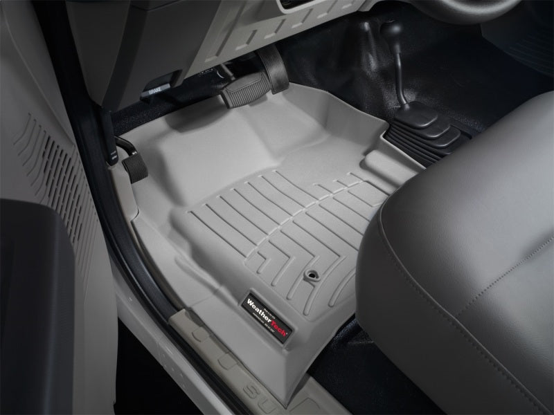 WeatherTech 08-10 Ford F250/F350/F450/F550 Super Duty Regular Cab Front FloorLiner - Grey