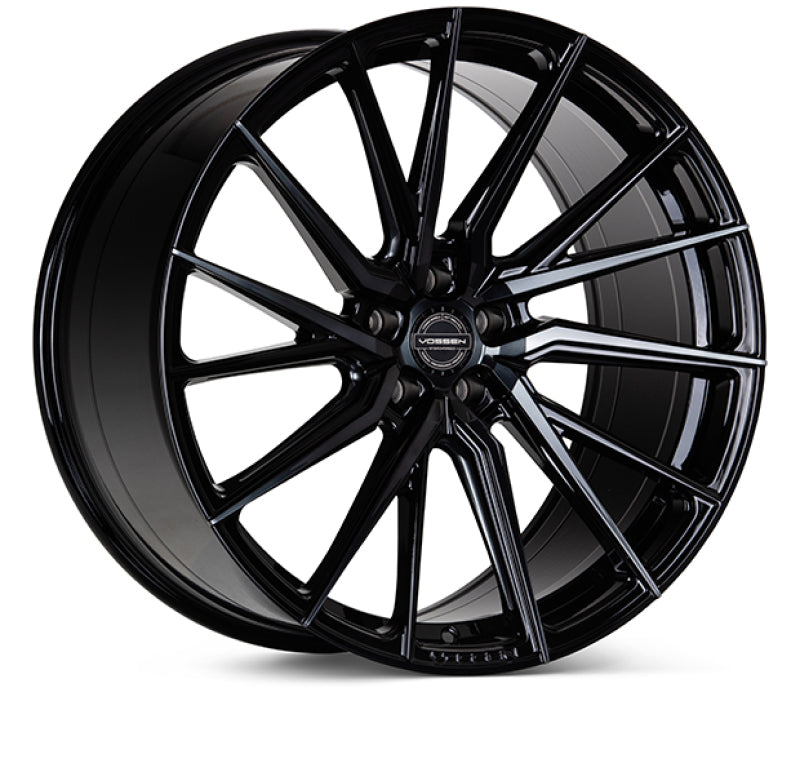 Vossen HF-4T 22x10.5 / 5x112 / ET42 / 66.5 / Deep - Double Tinted - Gloss Black Wheel - (Right)