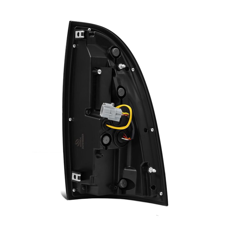 AlphaRex LUXX LED taillights for 05-15 Toyota Tacoma in black, featuring sequential signal and active light technology.