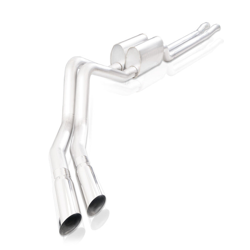 Stainless Works 15-19 Ford F150 5.0L Redline Aftermark Connection Dual 3.5in Side Exit Polished Tips