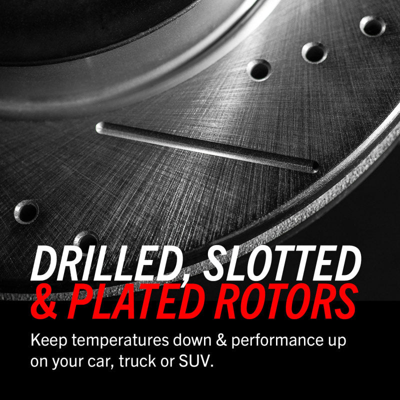 Power Stop 13-22 Ford F-350 Super Duty Front Drilled & Slotted Rotor - Pair