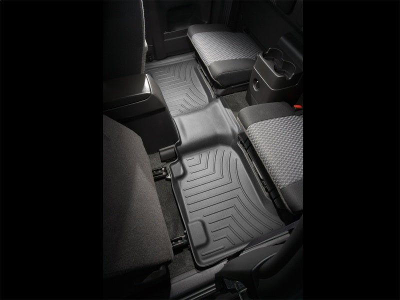 WeatherTech 04+ GMC Canyon Ext Cab Rear FloorLiner - Black