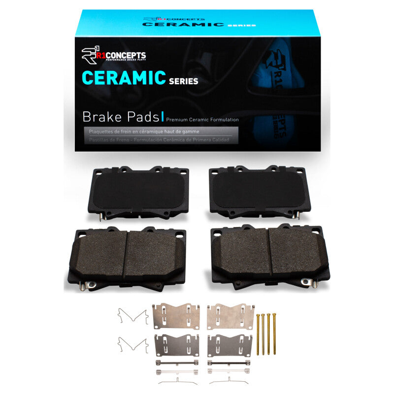 R1 98-07 Lexus LX470 Front Ceramic Pads & Hardware Kit