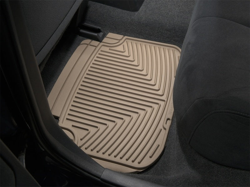WeatherTech 93 Mercedes-Benz 300CE Rear Rubber Mats - Tan