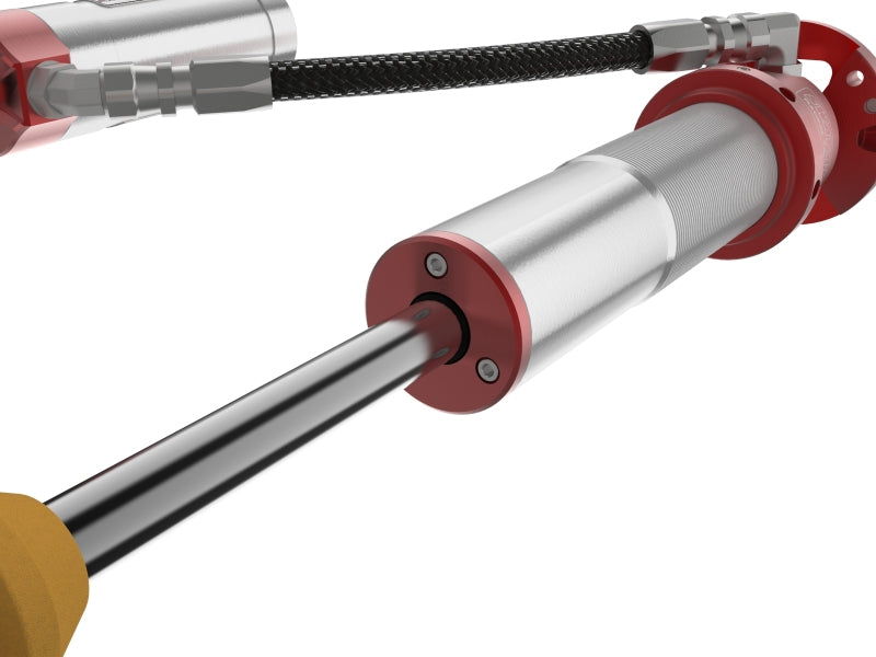 afe Sway-A-Way coilovers for Ford Bronco 21-24 featuring a durable design and adjustable components for enhanced off-road performance.