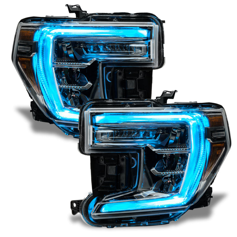 Oracle 19-21 GMC Sierra 1500 RGB+W Headlight DRL Upgrade Kit - ColorSHIFT